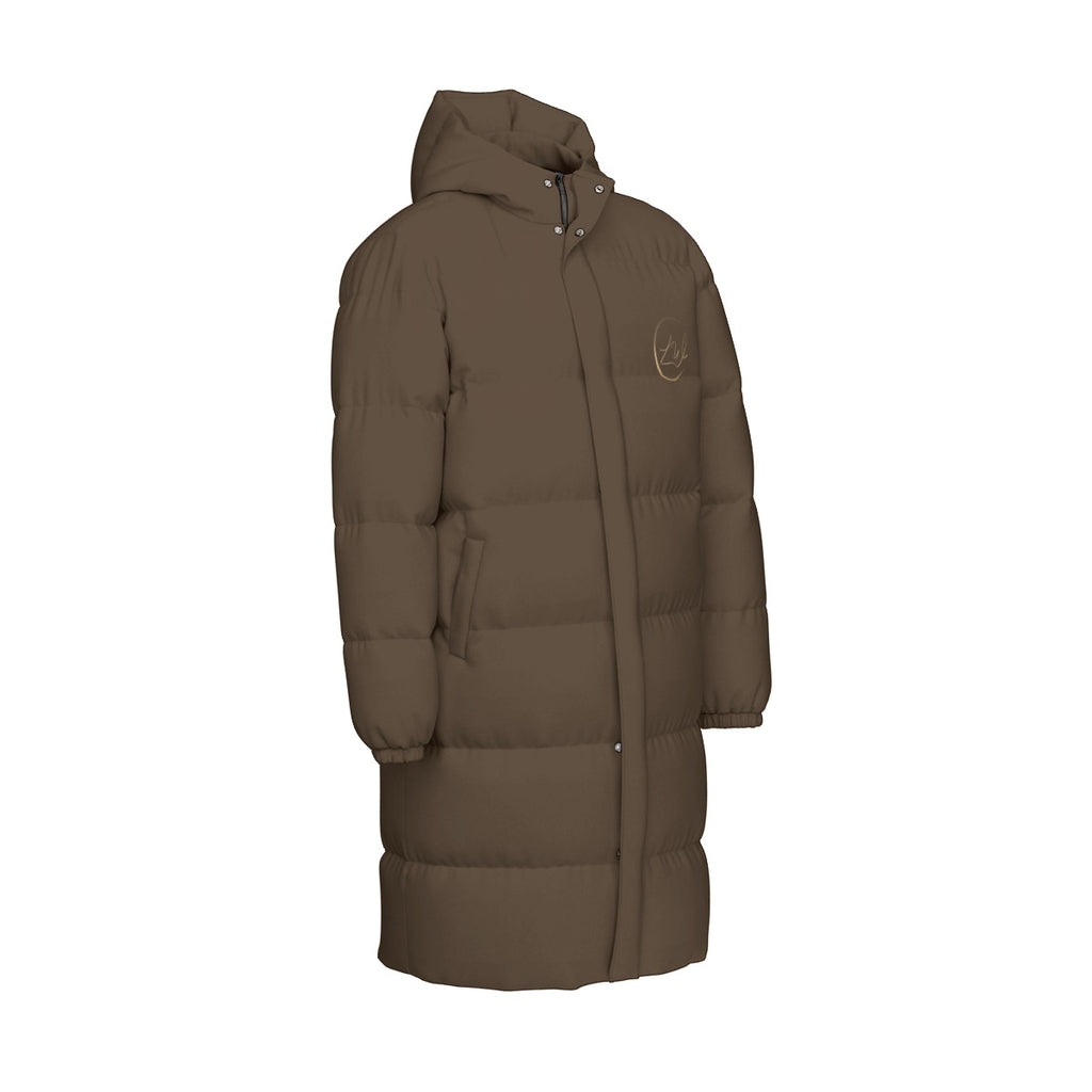 All-Over Print Unisex Long Down Jacket
