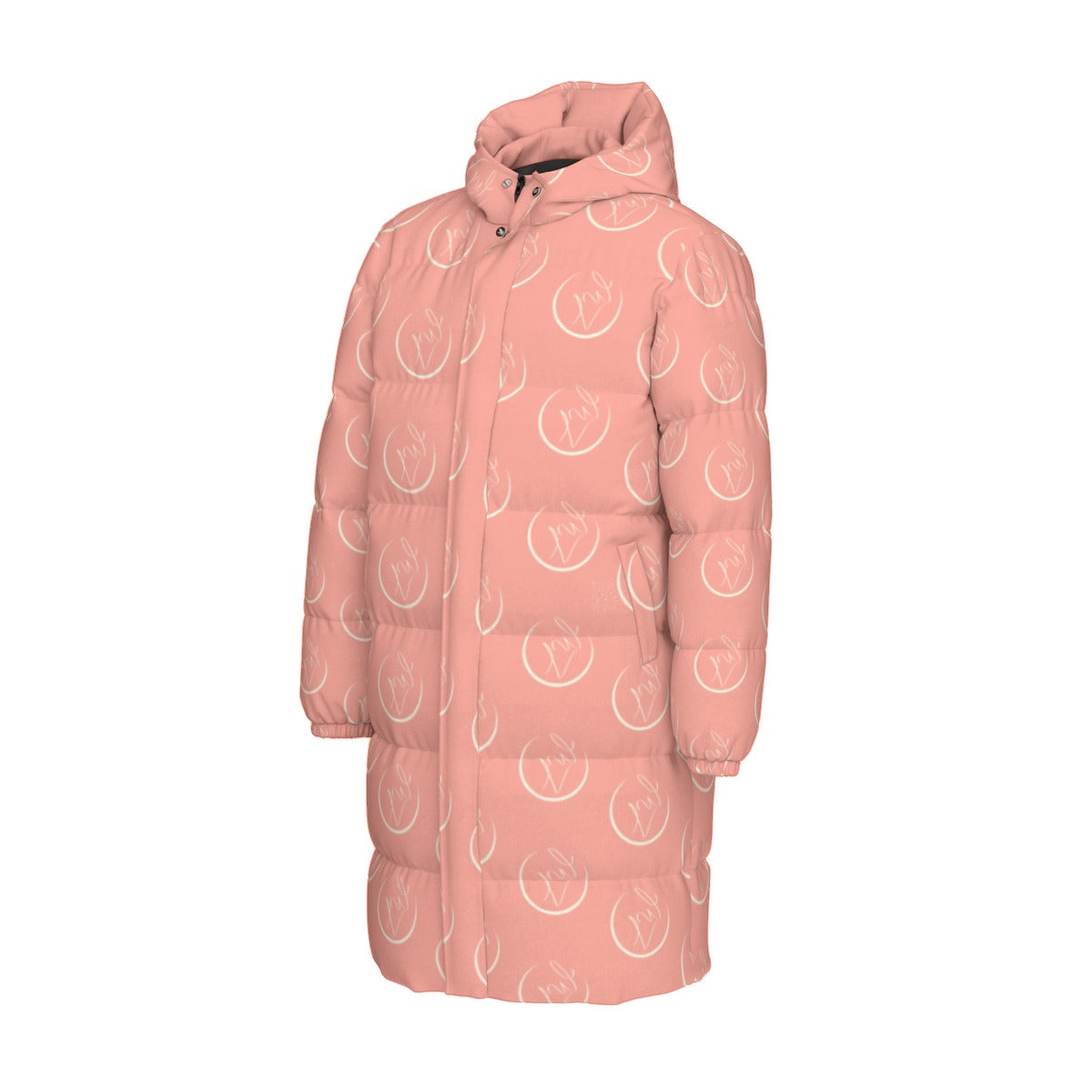 All-Over Print Unisex Long Down Jacket