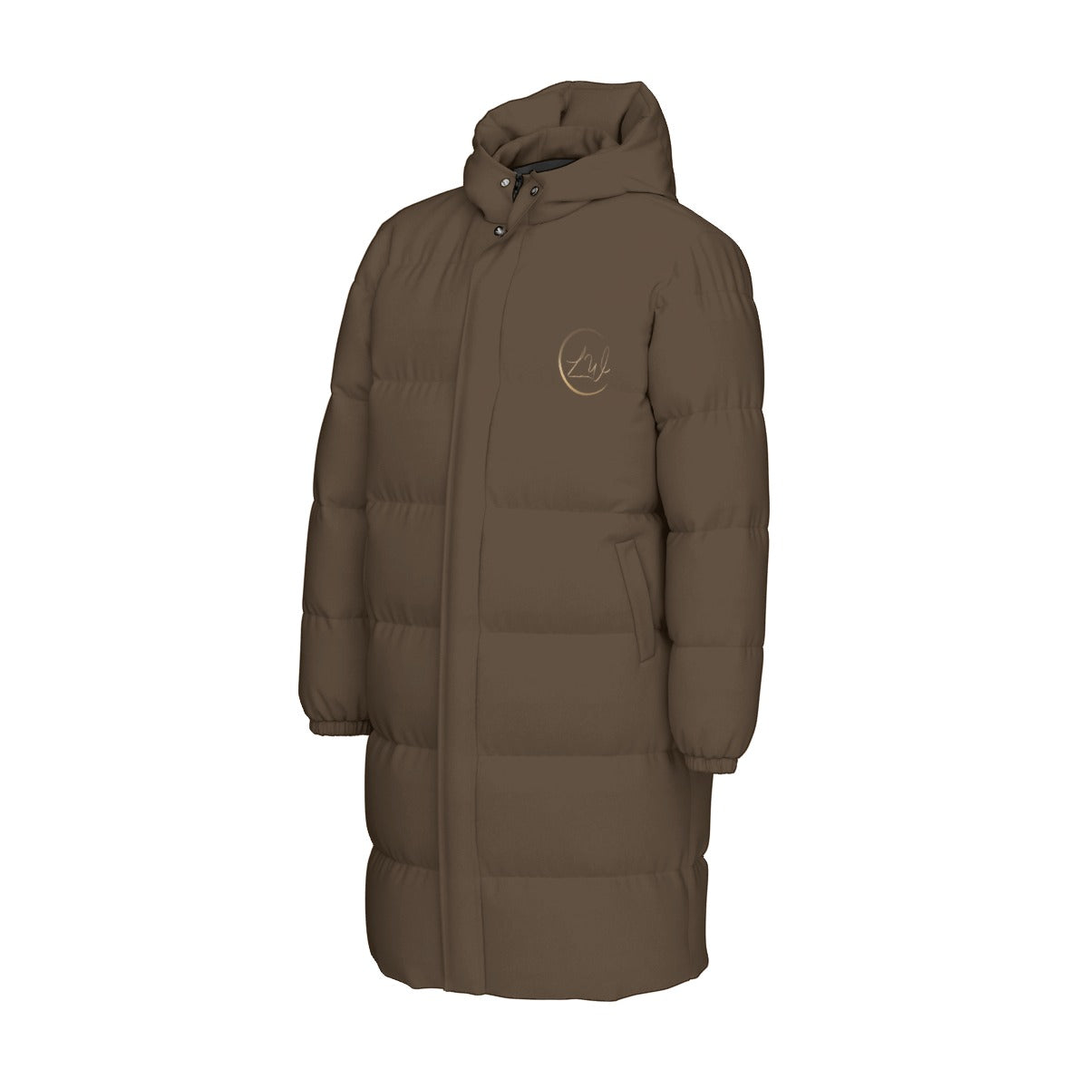 All-Over Print Unisex Long Down Jacket