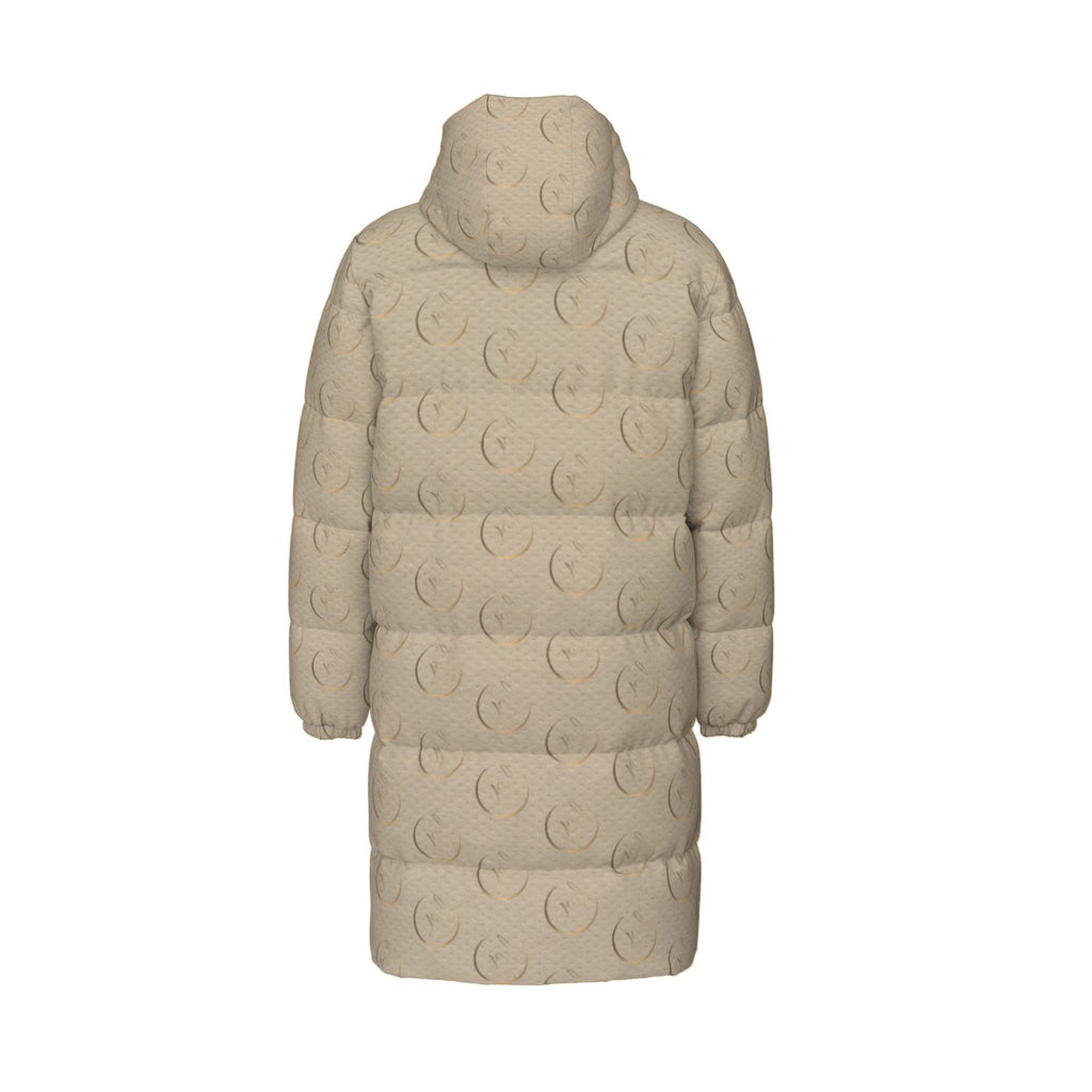 All-Over Print Unisex Long Down Jacket