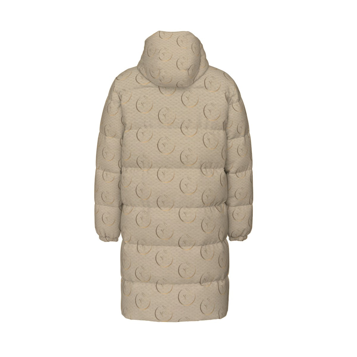 All-Over Print Unisex Long Down Jacket