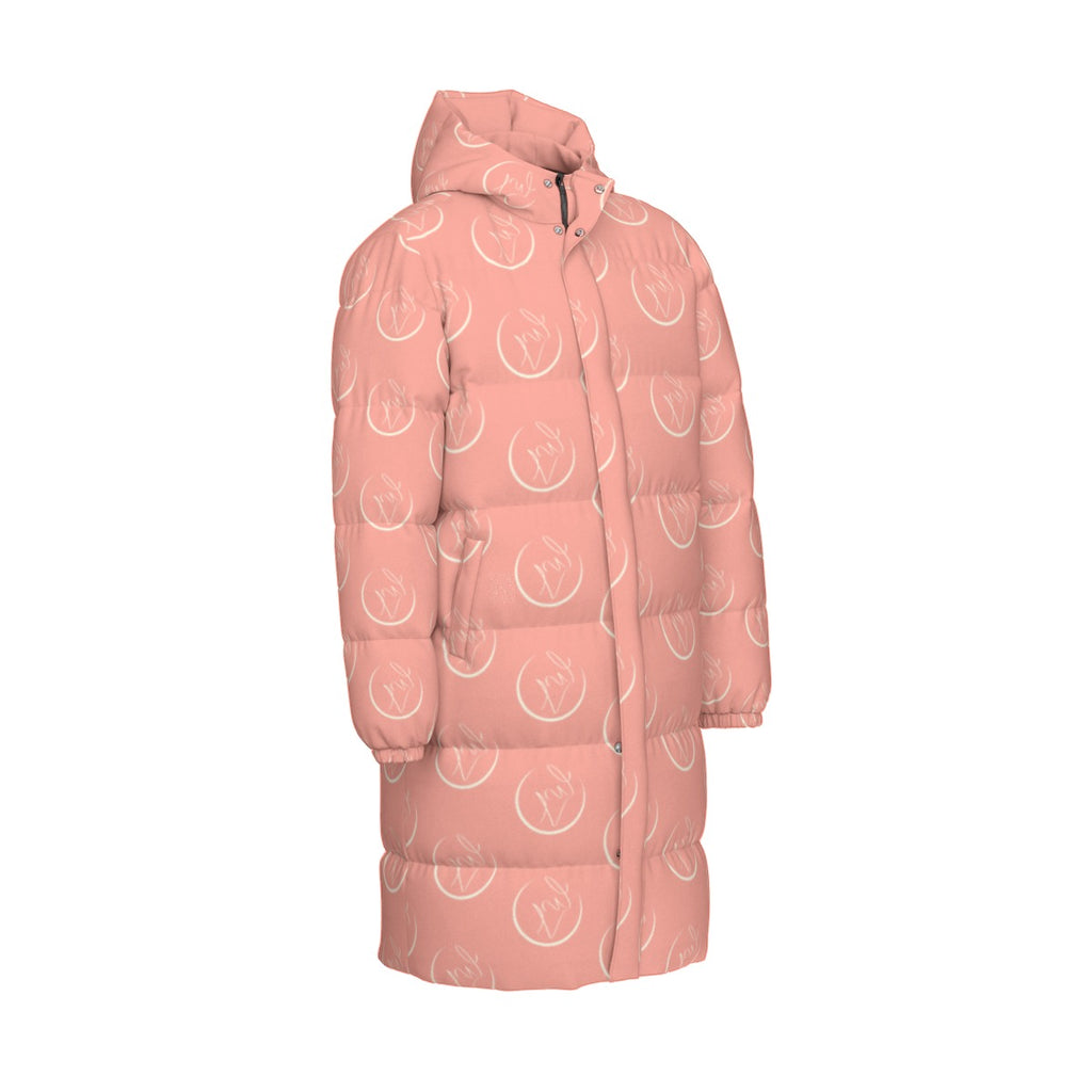 All-Over Print Unisex Long Down Jacket