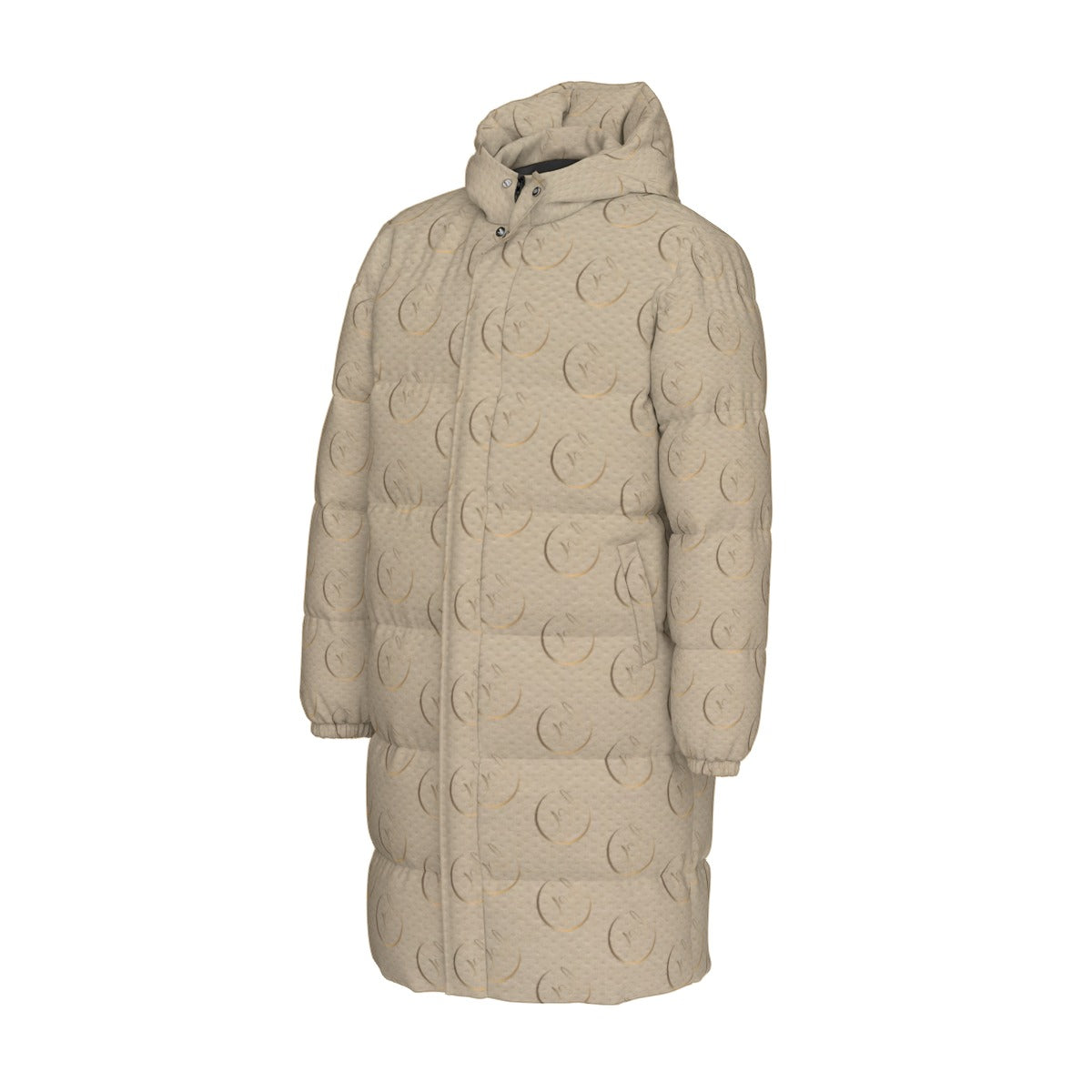 All-Over Print Unisex Long Down Jacket