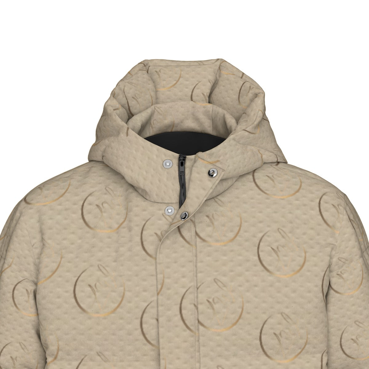 All-Over Print Unisex Long Down Jacket