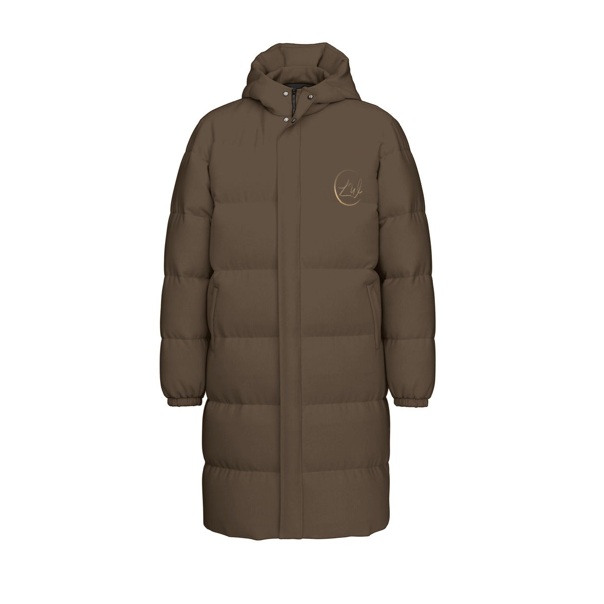 All-Over Print Unisex Long Down Jacket