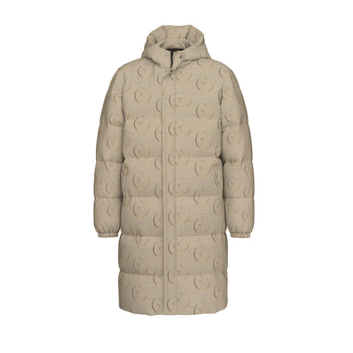 All-Over Print Unisex Long Down Jacket